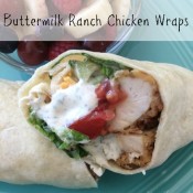 Buttermilk Ranch Chicken Wraps
