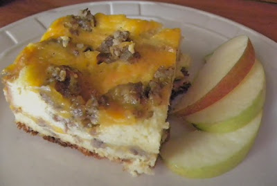 Sausage Breakfast Strata perfect for Easter Breakfast