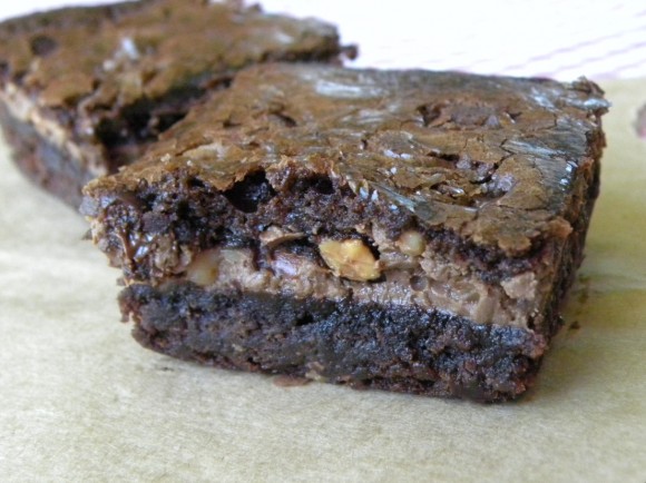 Killer Toffee Almond Brownies