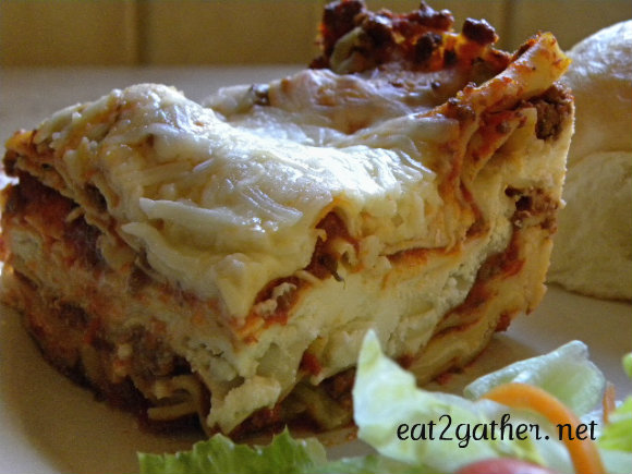 Meals 4 Sharing Fridays: Lasagna~ making someone a special meal.