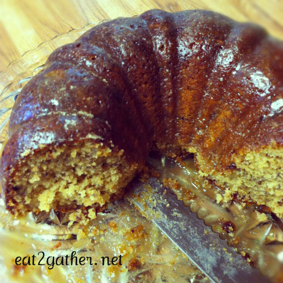 Caramel Toffee Bundt Cake ~ M4S Friday