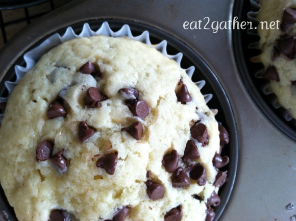 Muffin Mondays ~ Chocolate Chip Muffins