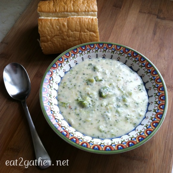 Smoky Cheese Broccoli Soup