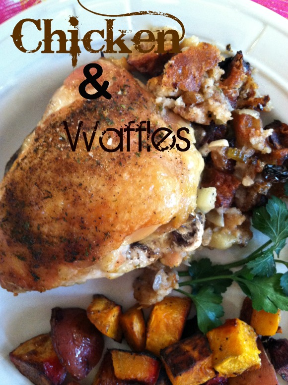 Garam Masala Chicken and Waffles