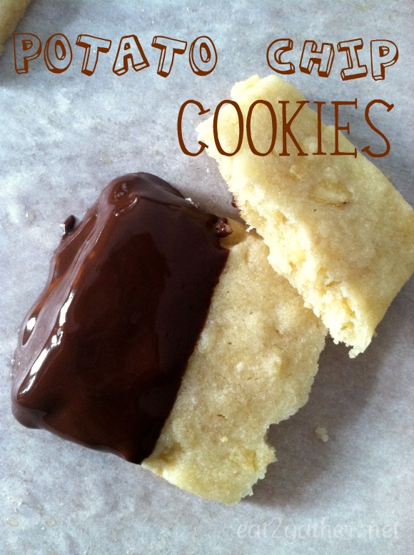 Potato Chip Shortbread Cookies