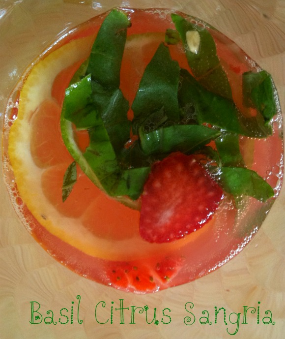 Basil Citrus Sangria & Book Club update!