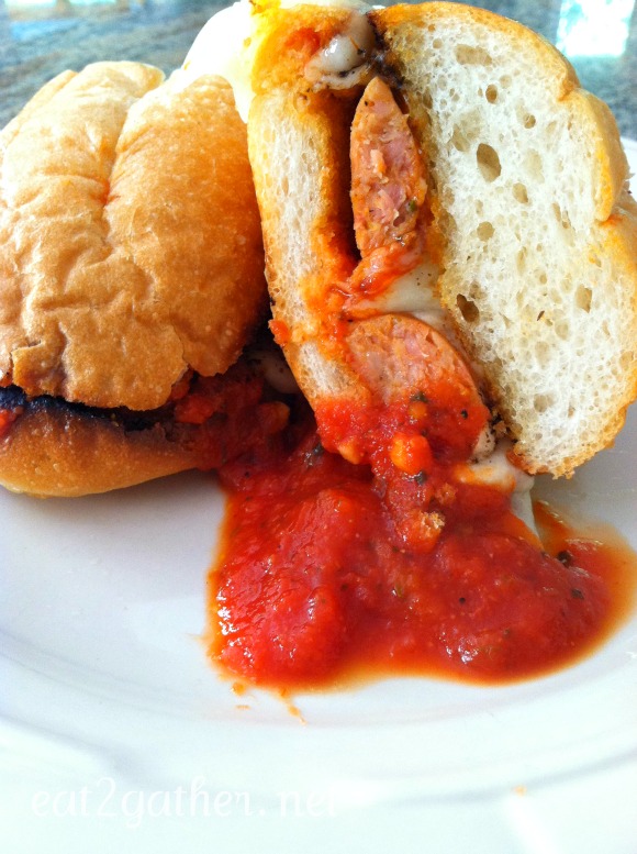 Italian Turkey Sausage Sandwiches