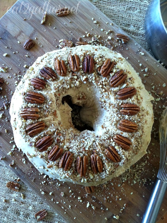 Caramel Pecan Pumpkin Bundt Cake