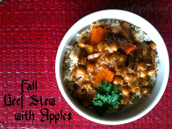 Spicy Fall Beef Stew with Apples