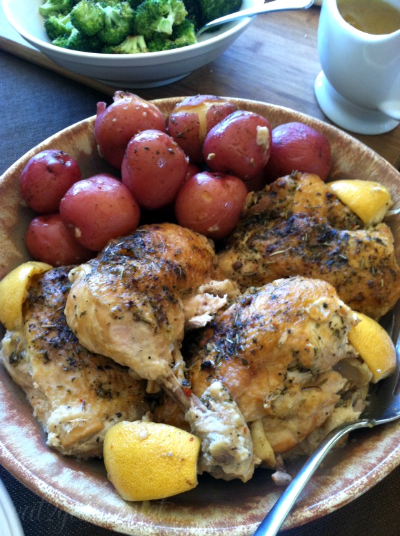 Italian Lemon Roast Chicken Pot