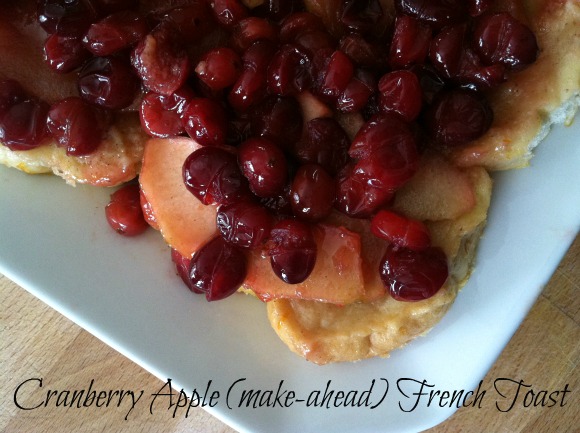Cranberry Apple French Toast