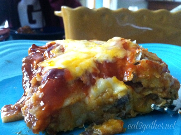 Easy Beef and Bean Enchiladas