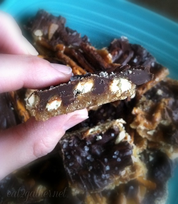 Sea Salt Pretzel Toffee