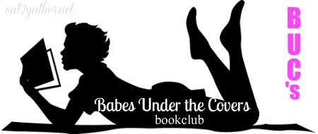 Monthly book club update- photo of our book club logo Babes Under the Covers