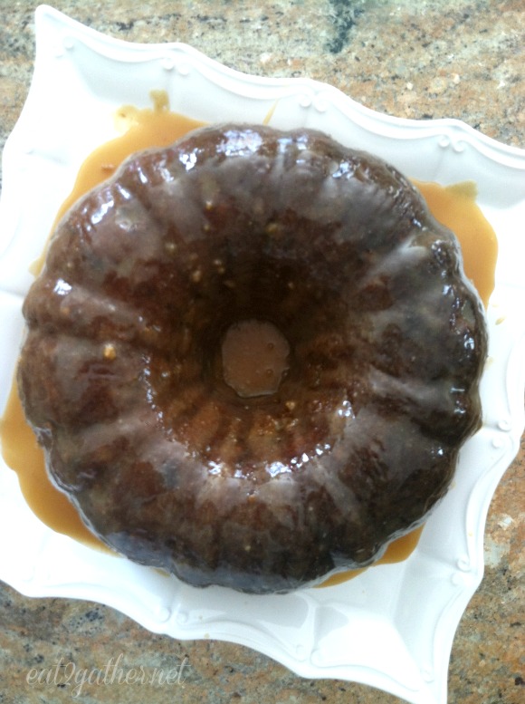 Caramel Toffee Bundt Cake