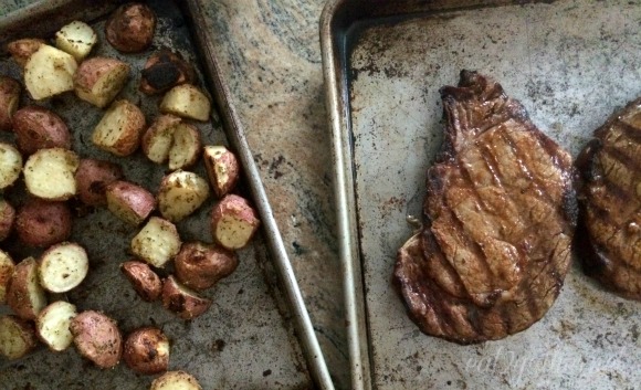 Roasted Red Potato & Steak Breakfast Burrito #BetterWithReds