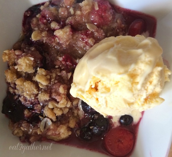 Crumble Topping ~ make ahead freezer recipe