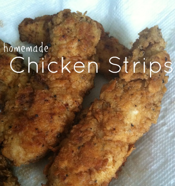 homemade Fried Chicken Strips