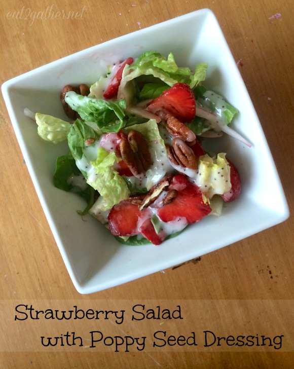 Strawberry Salad with Poppy Seed Dressing