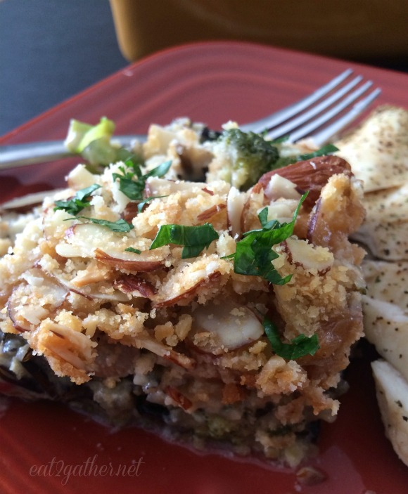 Cheesy Broccoli and Wild Rice Casserole