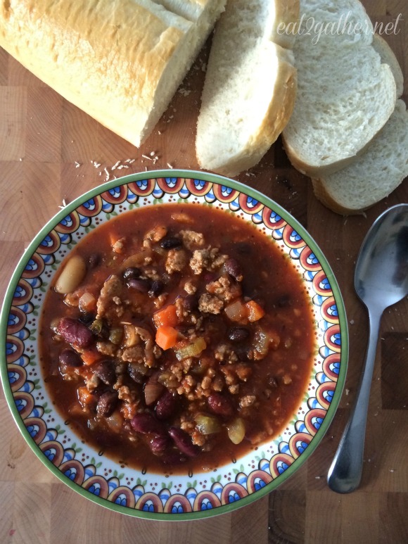 Three Bean Turkey Soup