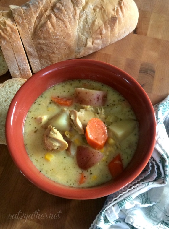 Chicken and Red Skin Potato Soup