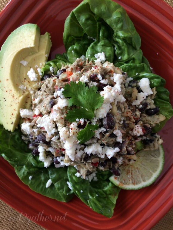 Protein Packed Tuna Salad with Cilantro Lime Dressing