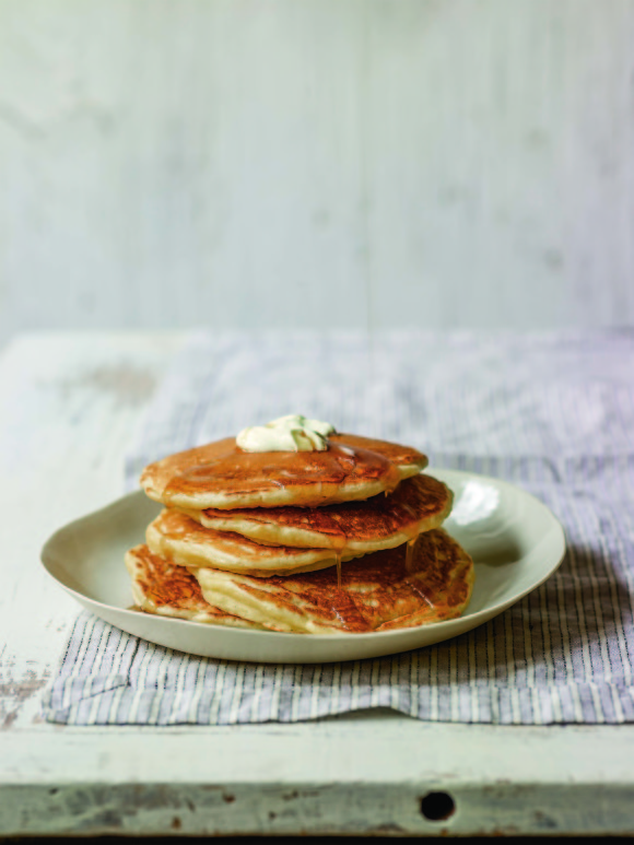 Tenderest Cardamom Pancakes