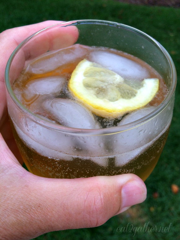 Partly Cloudy Cocktail recipe Vanilla Bean infused Rum with pure lemon extract and ginger ale