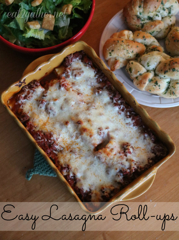 Easy Lasagna Roll Ups