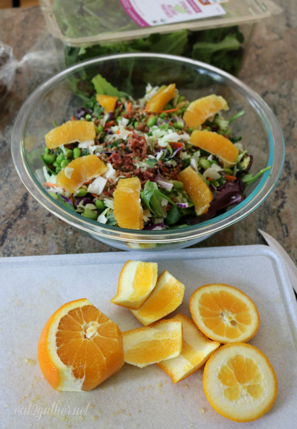 Chopped Sunflower Crunch Salad ~ Produce for Kids