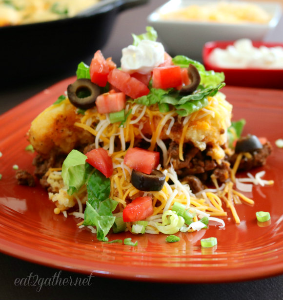 One Pan Taco Pie